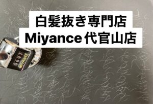 Miyanceミヤンセ代官山店白髪抜き120分コース697本（神奈川県川崎市多摩区在住）