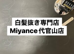 白髪抜きミヤンセ代官山店白髪抜き20分コース111本（埼玉県在住）